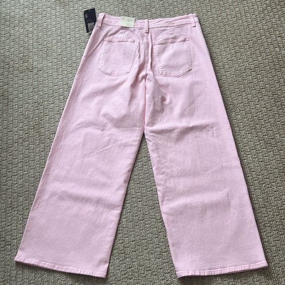 Universal Thread Pink High-Rise Wide leg Ankle Jean Sz 12. - Picture 4 of 9